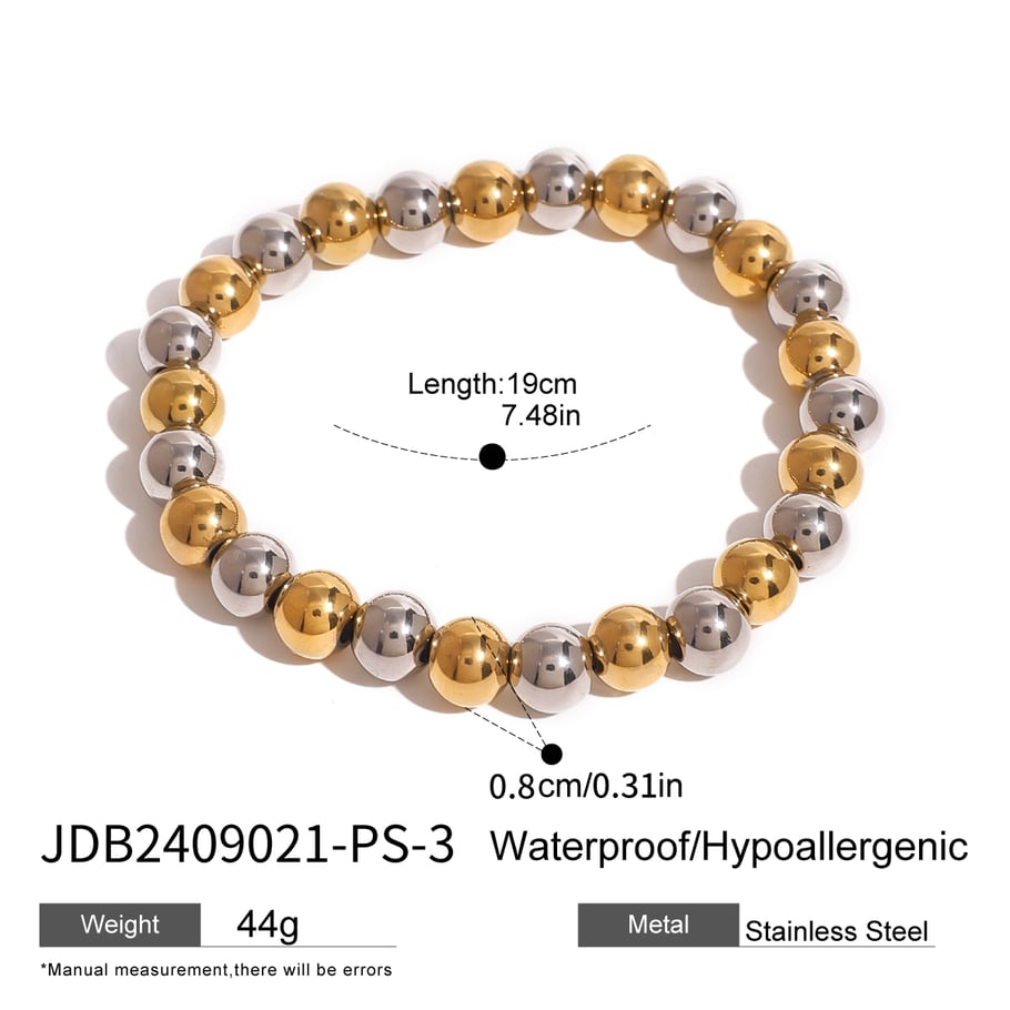 Beads Stainless Steel  Mixed Color Necklace Set Picture2